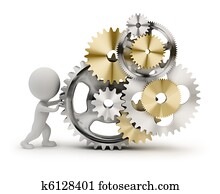 3d small people - mechanism