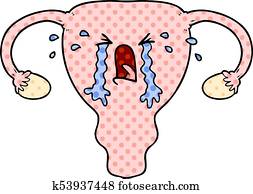 Endometriosis in the uterus Clipart | k37583614 | Fotosearch