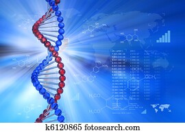 Genetic engineering scientific concept Genetic engineering scientific concept