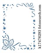 ornate christmas border ornate christmas border