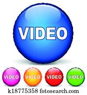 video round icons video round icons