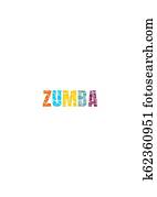 Zumba dance illustration. Zumba dance illustration.