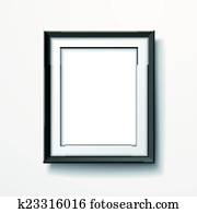 blank picture frame isolated on white blank picture frame isolated on white