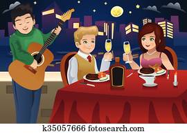 Couple Having Dinner Couple Having Dinner