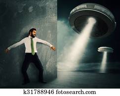 Frightened by UFO