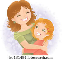 Mothers day greeting illustration. Mothers day greeting illustration.