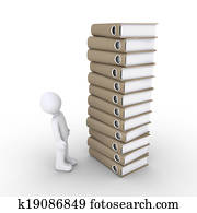 person, med, mye, av, paperwork