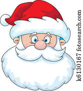 Santa head Santa head
