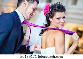 Young wedding couple Young wedding couple