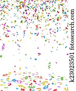 צבעוני, קונפטי