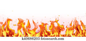 abstratos, fogo, chamas, fundo