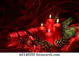 Christmas candles Christmas candles