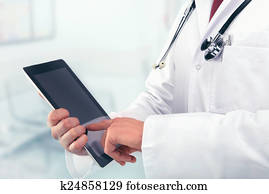 Doctor with stethoscope Doctor with stethoscope