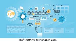 Online shopping procedure Online shopping procedure