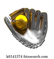 silver mitt
