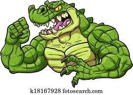 Alligator mascot Alligator mascot