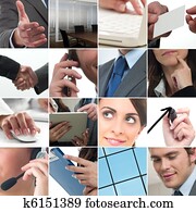 Business collage