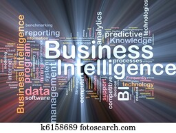 Business intelligence background concept glowing Business intelligence background concept glowing