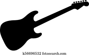 Guitar silhouette Guitar silhouette