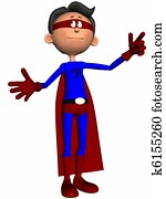 toon, הבן, גיבור על