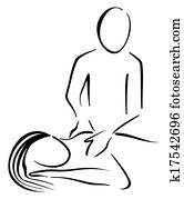 Woman massage