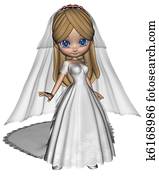 Cute Toon Bride Cute Toon Bride