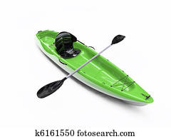 kayak isolated on white background kayak isolated on white background