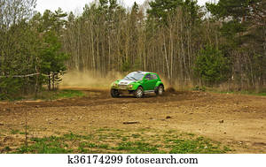 Motor cross-country race