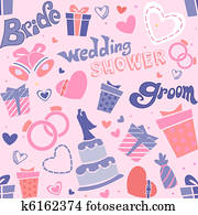 Wedding Shower Seamless Wedding Shower Seamless