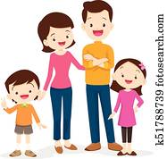 漂亮, 家庭肖像