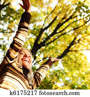 autumn woman autumn woman