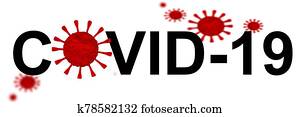 covid-19 coronavirus covid 19 background isolated in white - 3d rendering covid-19 coronavirus covid 19 background isolated in white - 3d rendering