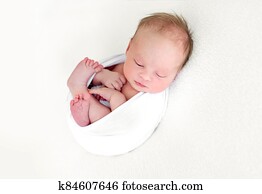 Sleeping newborn baby girl Sleeping newborn baby girl