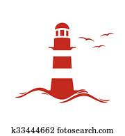 Vector lighthouse Vector lighthouse
