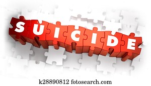 התאבד, -, טקסט, ב, אדום, puzzles.