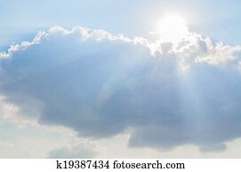 フェルト 太陽 そして 雲 イラスト イラスト K Fotosearch