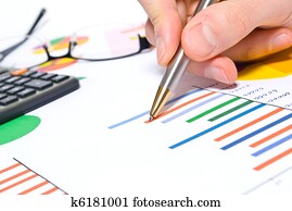 analyse, von, geschaefts, graphs.