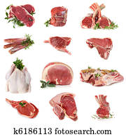 Cuts of Raw Meat Cuts of Raw Meat