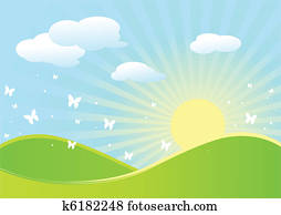 Spring landscape Spring landscape