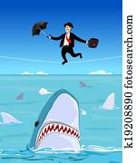 危險, 拉緊的繩索