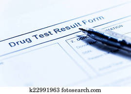 drogue teste, em branco, forma