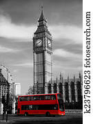 Famous Big Ben in London, England