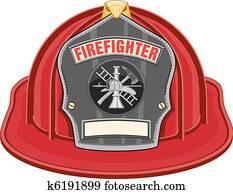 Firefighter Helmet Red Firefighter Helmet Red
