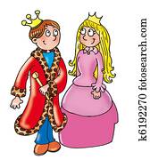 King, queen, King, queen,