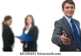 obchodník, handshake