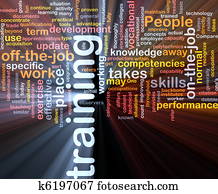 Training background concept Training background concept