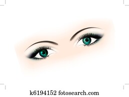 woman eyes with makeup woman eyes with makeup
