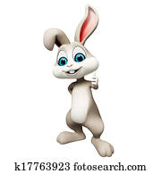 Bunny with thumbs up Bunny with thumbs up