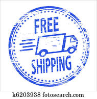 Free Shipping Stamp Free Shipping Stamp
