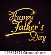 Happy fathers day card design. Happy fathers day card design.